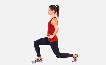 弓步是增强腿部肌肉的有效运动。